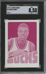 1972 Topps #4 Curtis Perry 9 card progressive proof.